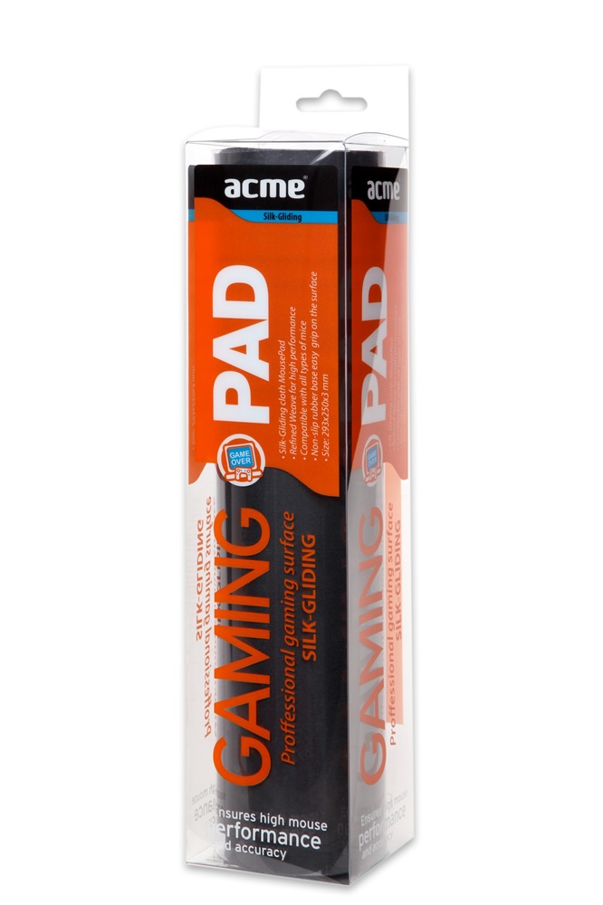 Acme JEGPHNGR fekete gamer egérpad