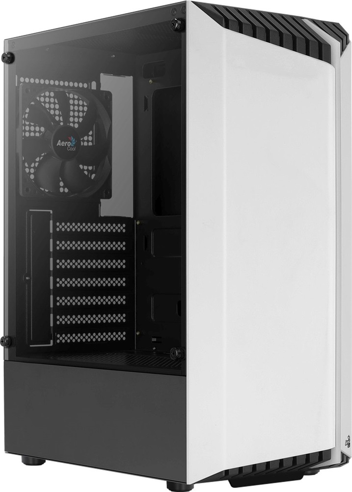 Aerocool Bionic v1 fekete/fehér (táp nélküli) ablakos ATX ház