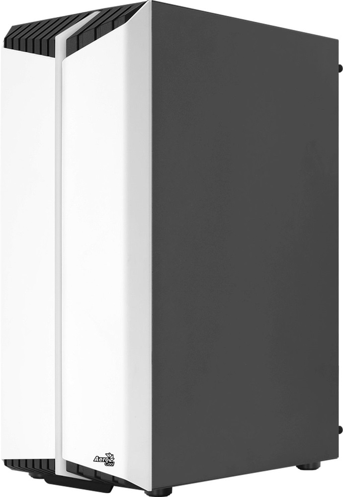 Aerocool Bionic v1 fekete/fehér (táp nélküli) ablakos ATX ház
