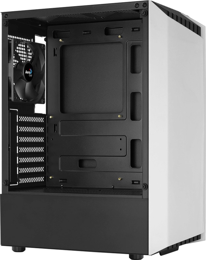 Aerocool Bionic v1 fekete/fehér (táp nélküli) ablakos ATX ház