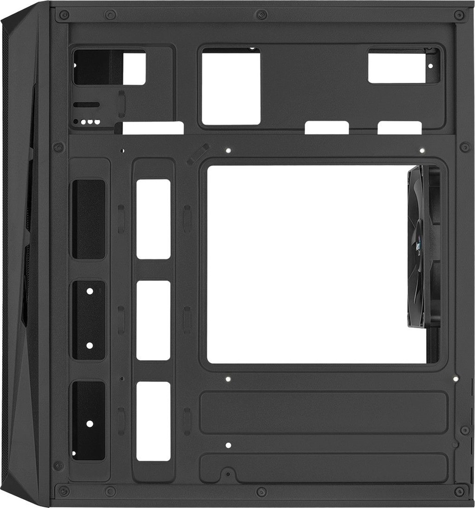 Aerocool CS-107 Mesh fekete (táp nélküli) ablakos mATX ház