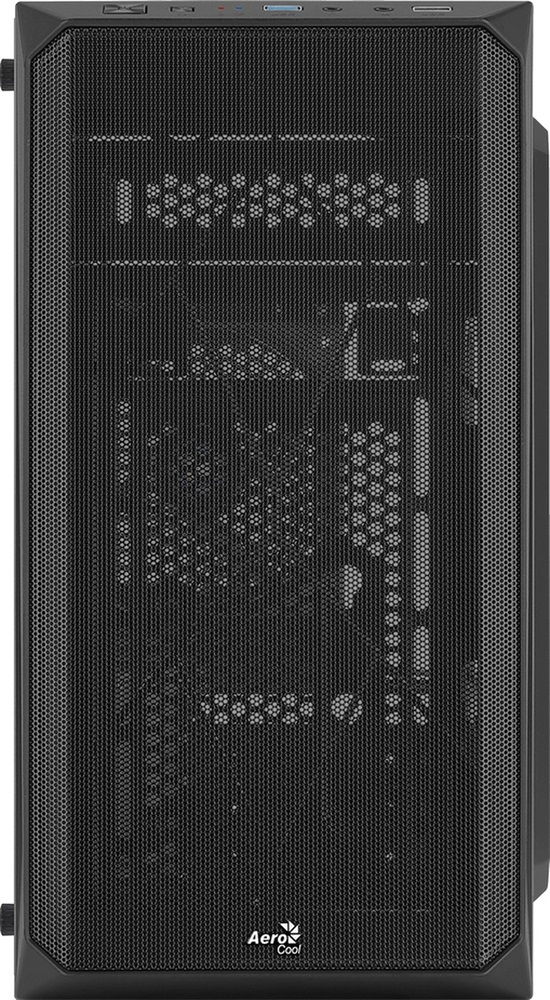 Aerocool CS-107 Mesh fekete (táp nélküli) ablakos mATX ház