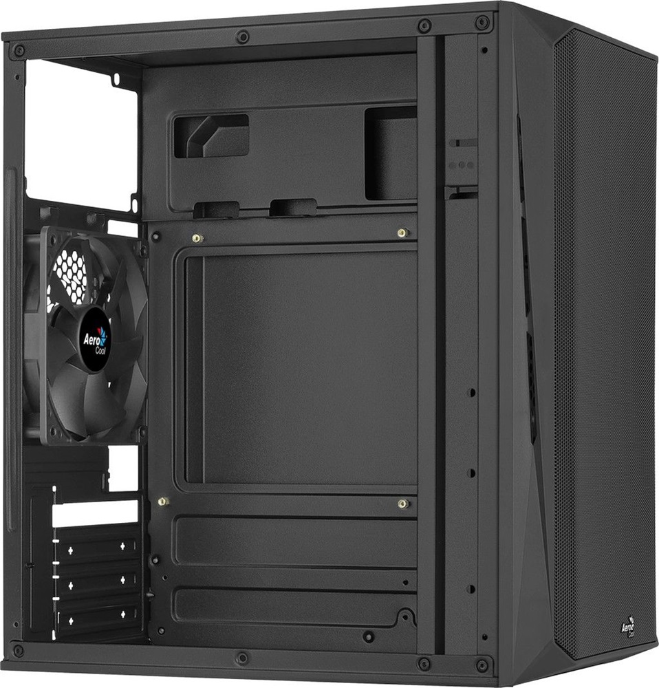 Aerocool CS-107 Mesh fekete (táp nélküli) ablakos mATX ház