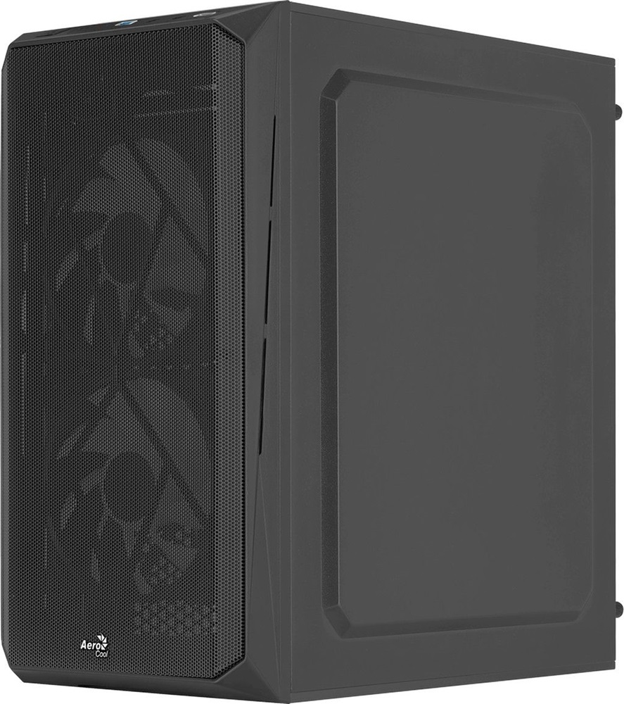 Aerocool CS-107 Mesh FRGB fekete (táp nélküli) ablakos mATX ház