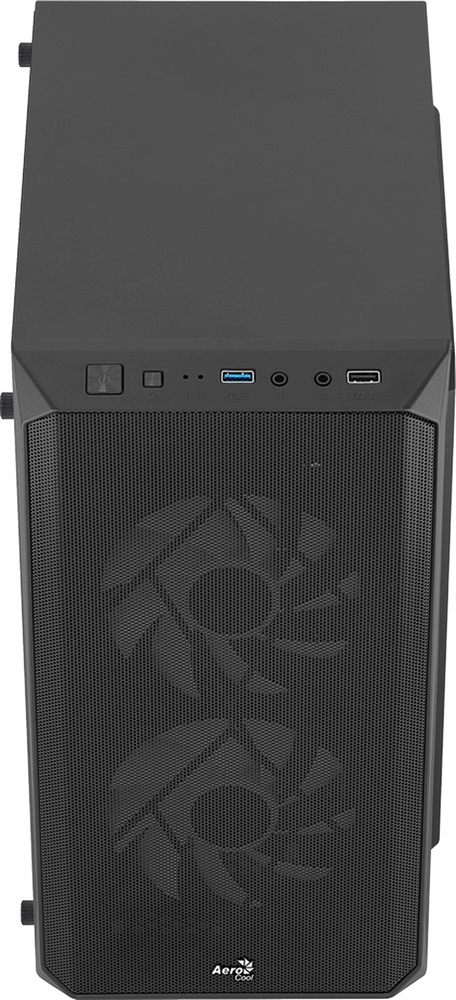 Aerocool CS-107 Mesh FRGB fekete (táp nélküli) ablakos mATX ház