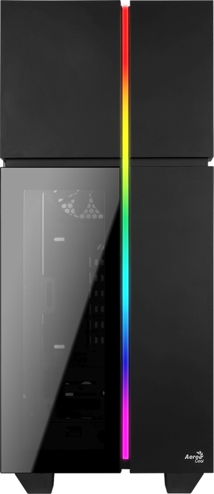 Aerocool Playa RGB fekete (táp nélküli) ablakos ATX ház