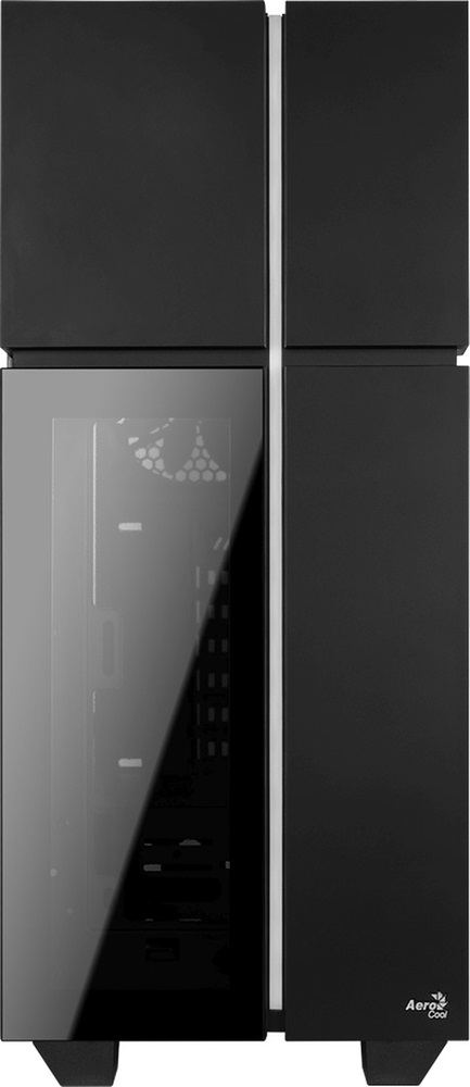 Aerocool Playa RGB fekete (táp nélküli) ablakos ATX ház