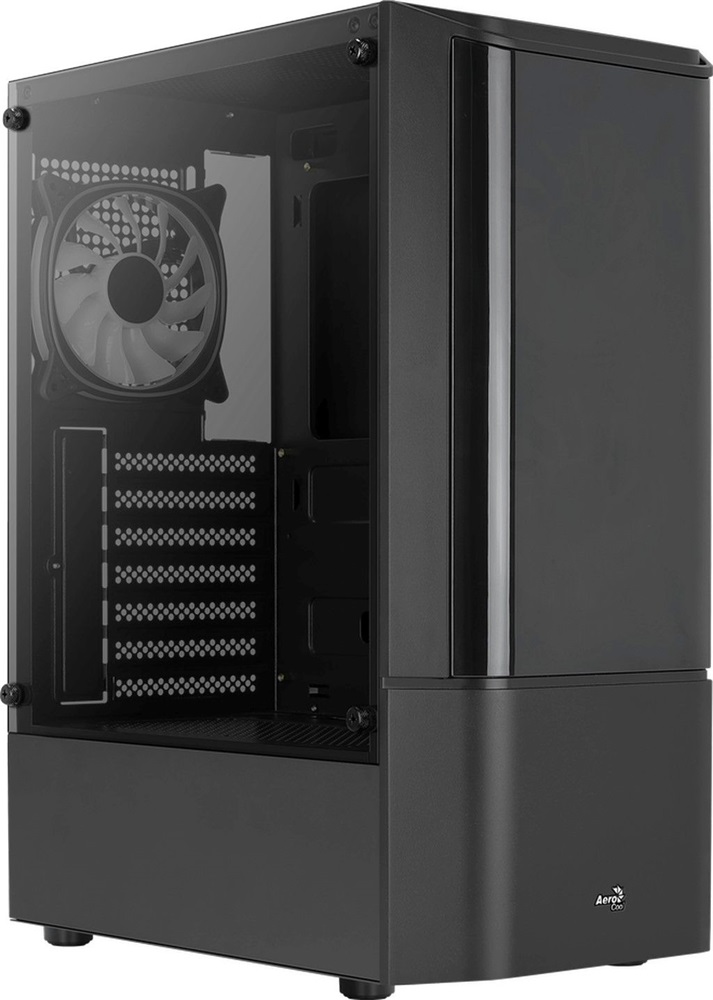 Aerocool Quantum RGB fekete (táp nélküli) ablakos ATX ház