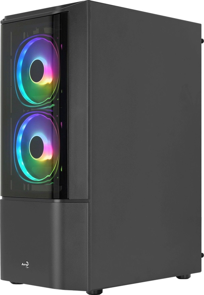 Aerocool Quantum RGB fekete (táp nélküli) ablakos ATX ház