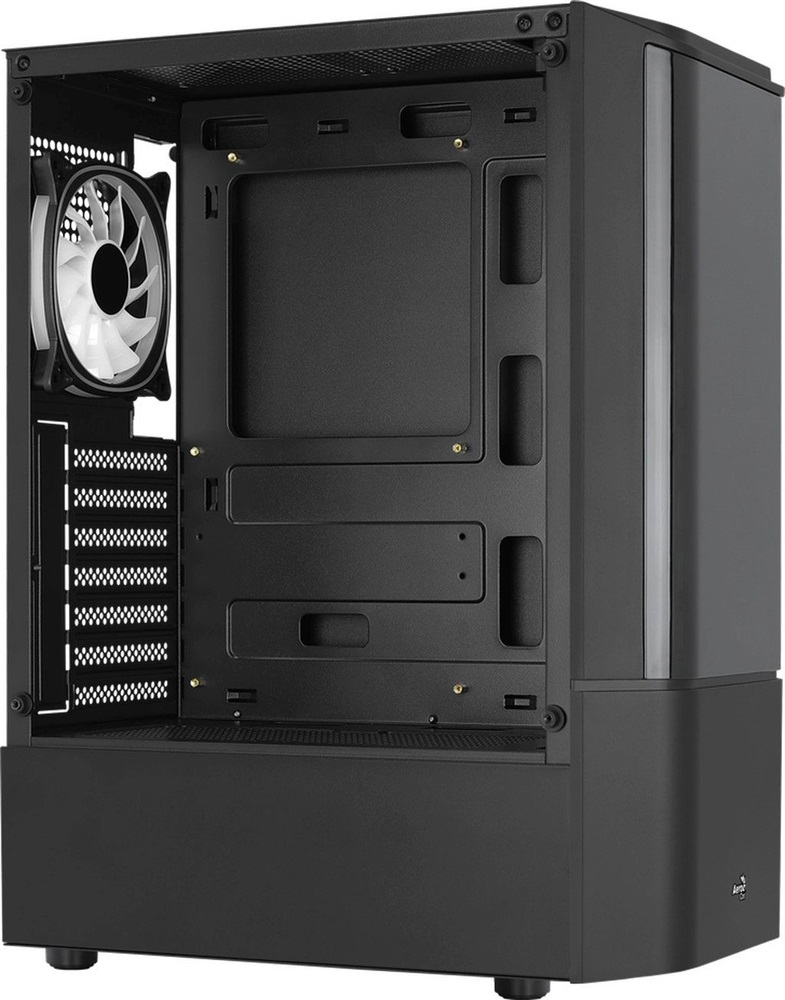 Aerocool Quantum RGB fekete (táp nélküli) ablakos ATX ház