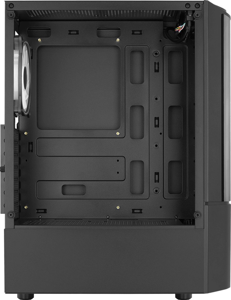 Aerocool Quantum RGB fekete (táp nélküli) ablakos ATX ház