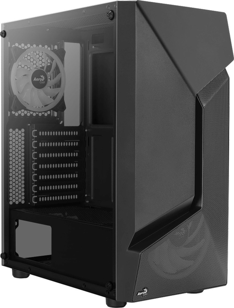 Aerocool Scape ARGB fekete (táp nélküli) ablakos ATX ház