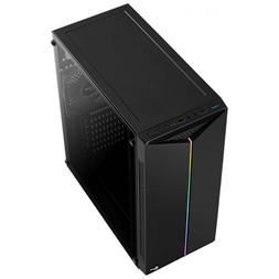 Aerocool Split RGB fekete (táp nélküli) ablakos ATX ház