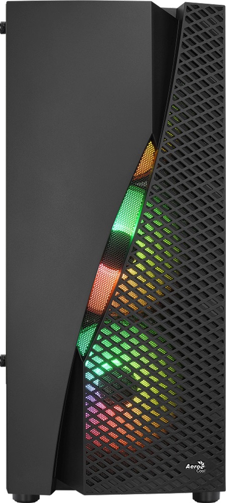 Aerocool Wave v3 RGB fekete (táp nélküli) ablakos ATX ház