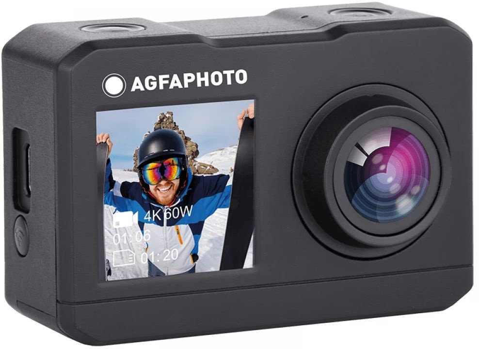 Agfaphoto Realimove Wifi kettős képernyő akciókamera