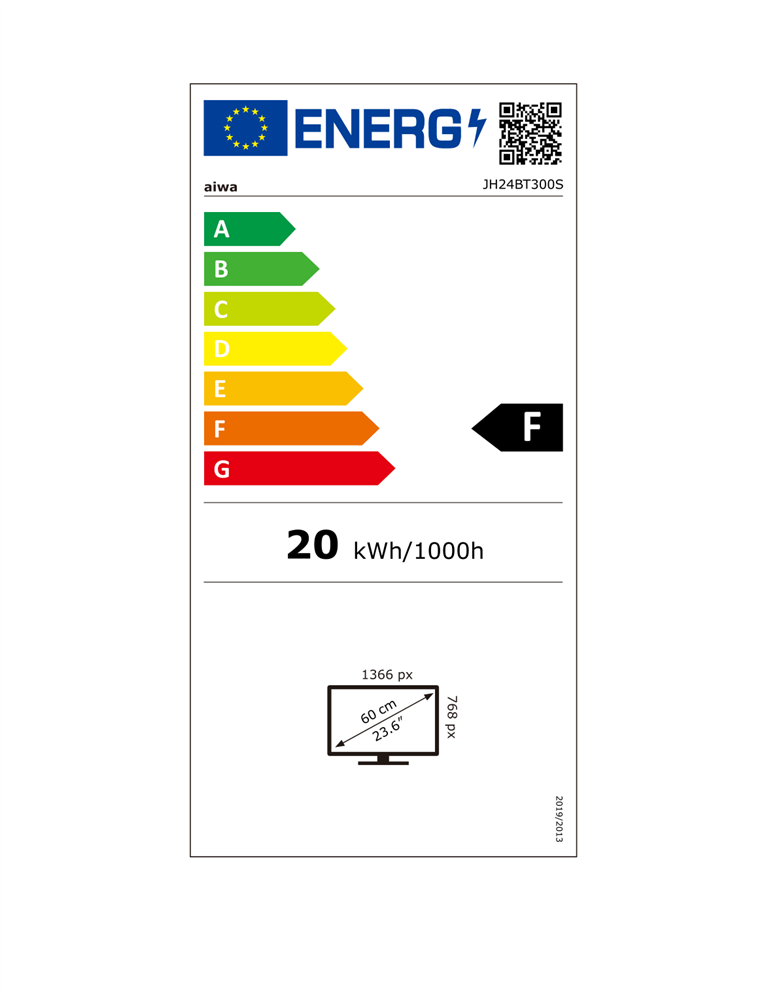 Aiwa 24" JH24BT300S HD Ready LED TV (Újszerű)