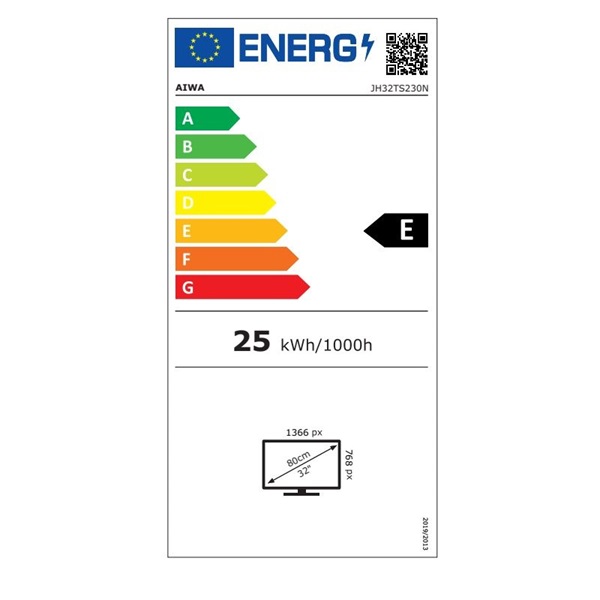Aiwa 32" JH32TS230N HD Ready Smart LED TV (Újracsomagolt)