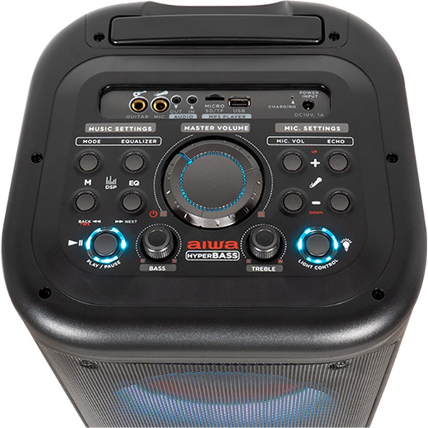 Aiwa KBTUS-450 hordozható Bluetooth party hangszóró (Újracsomagolt)