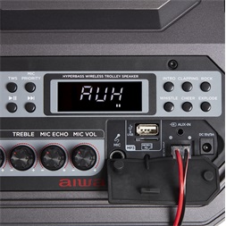 Aiwa KBTUS-710 hordozható Bluetooth party hangszóró (Újracsomagolt)