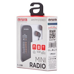 Aiwa R-22BK hordozható fekete FM rádió