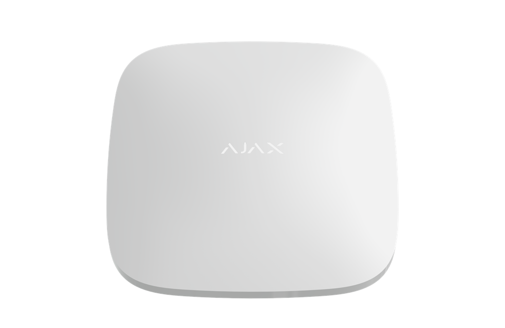 Ajax Hub 2 Plus WH fehér vezeték nélküli behatolásjelző központ