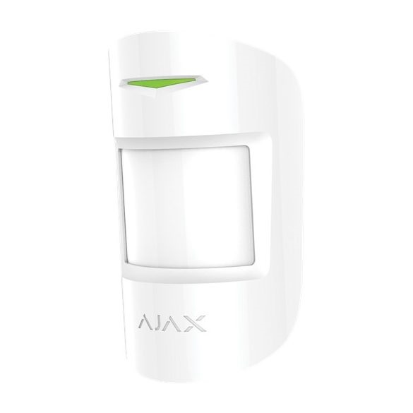Ajax MotionProtect Plus WH vezetéknélküli kombinált PIR+MW fehér mozgásérzékelő