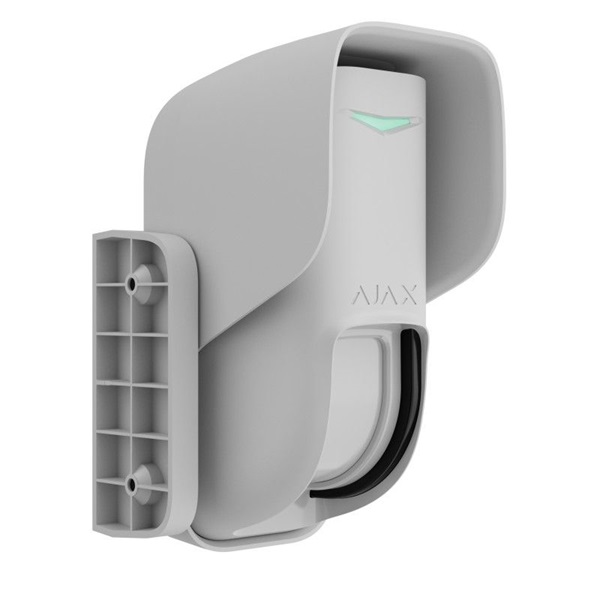 Ajax Curtain Outdoor WH vezeték nélküli kültéri fehér függönykarakterisztikájú PIR+MW mozgásérzékelő