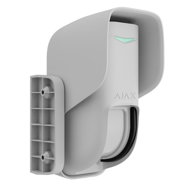 Ajax Curtain Outdoor WH vezeték nélküli kültéri fehér függönykarakterisztikájú PIR+MW mozgásérzékelő