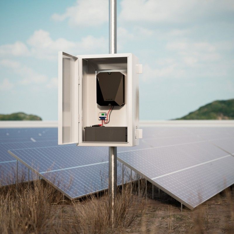 Ajax HUB BP WH vezeték nélküli fehér akkumulátoros, 2xSIM, riasztóközpont