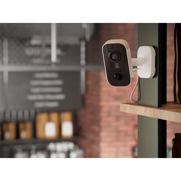 Ajax IndoorCam vezeték nélküli 4MP fehér beltéri csempekamera PIR szenzorral