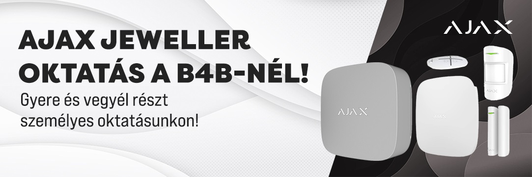Ajax Jeweller oktatás a B4B-nél! 