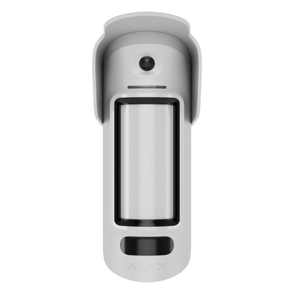 Ajax MotionCam Outdoor HM WH vezeték nélküli kültéri PIR magas telepítésű mozgásérzékelő, PhOD beépített kamerával
