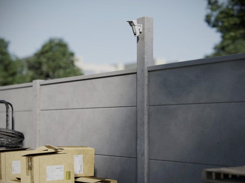 Ajax MotionCam Outdoor HM WH vezeték nélküli kültéri PIR magas telepítésű mozgásérzékelő, PhOD beépített kamerával