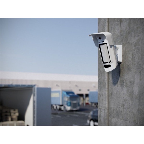 Ajax MotionCam Outdoor HM WH vezeték nélküli kültéri PIR magas telepítésű mozgásérzékelő, PhOD beépített kamerával