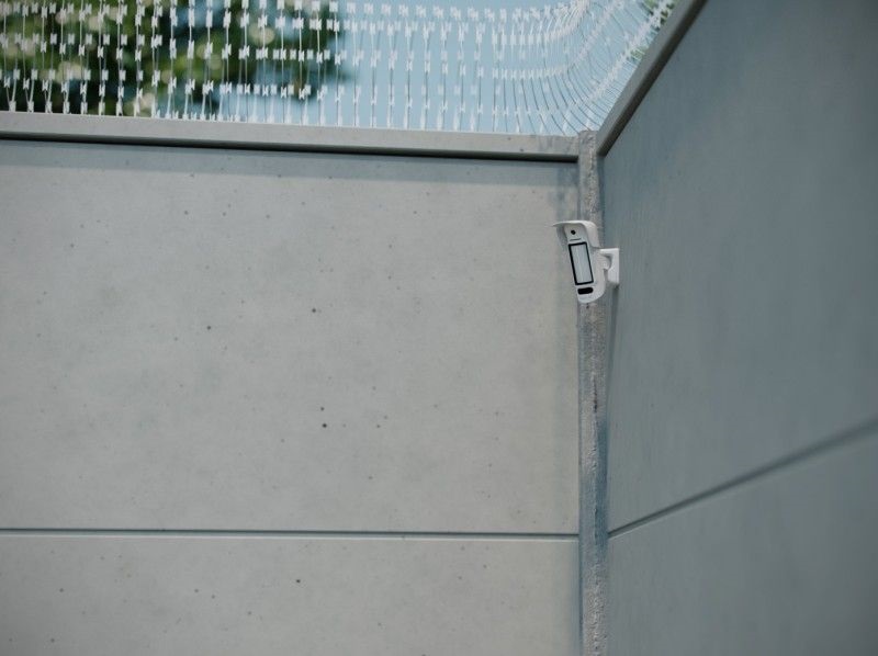 Ajax MotionCam Outdoor HM WH vezeték nélküli kültéri PIR magas telepítésű mozgásérzékelő, PhOD beépített kamerával