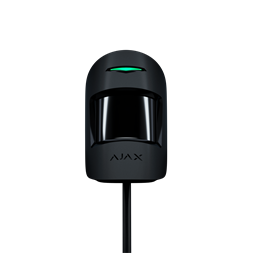 Ajax MotionProtect Fibra BL fekete vezetékes mozgásérzékelő