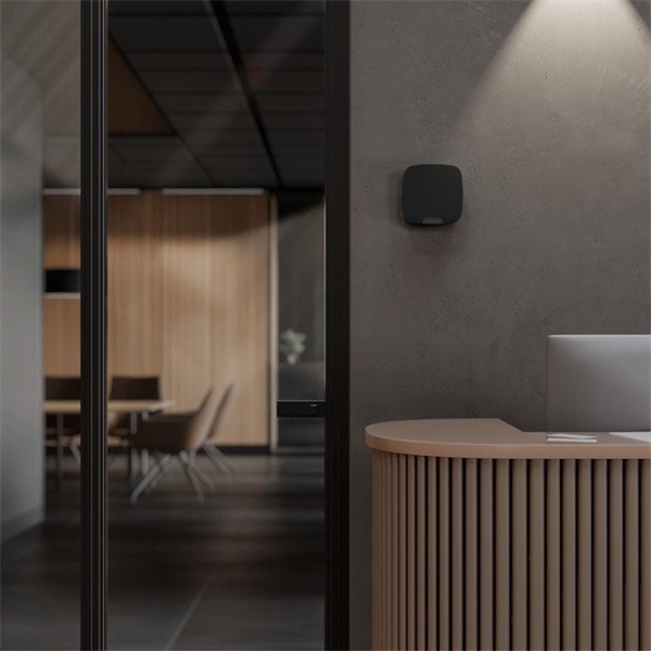 Ajax SpeakerPhone BL vezeték nélküli fekete beltéri hangjelző és kétirányú hangmodul