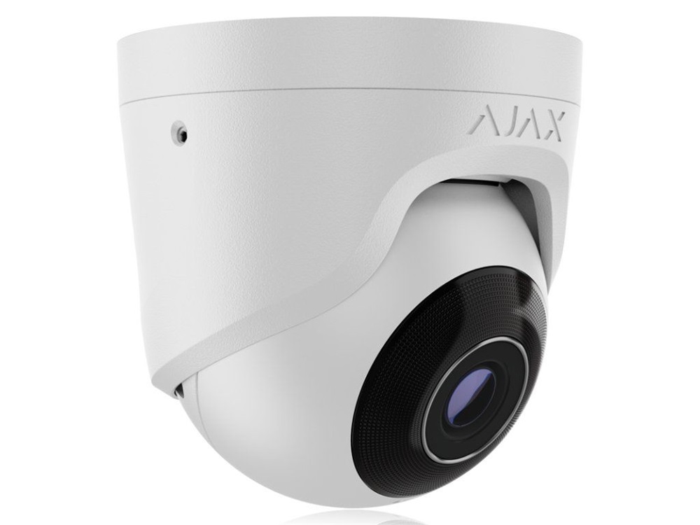 Ajax TurretCam WH /kültéri/5MP/2,8mm/IR35m/H265/JetSparrow/Mikrofon/fehér IP turret kamera