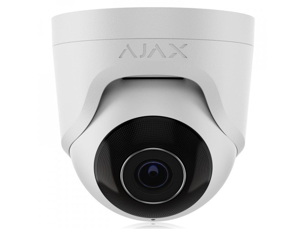 Ajax TurretCam WH /kültéri/8MP/2,8mm/IR35m/H265/JetSparrow/Mikrofon/fehér IP turret kamera