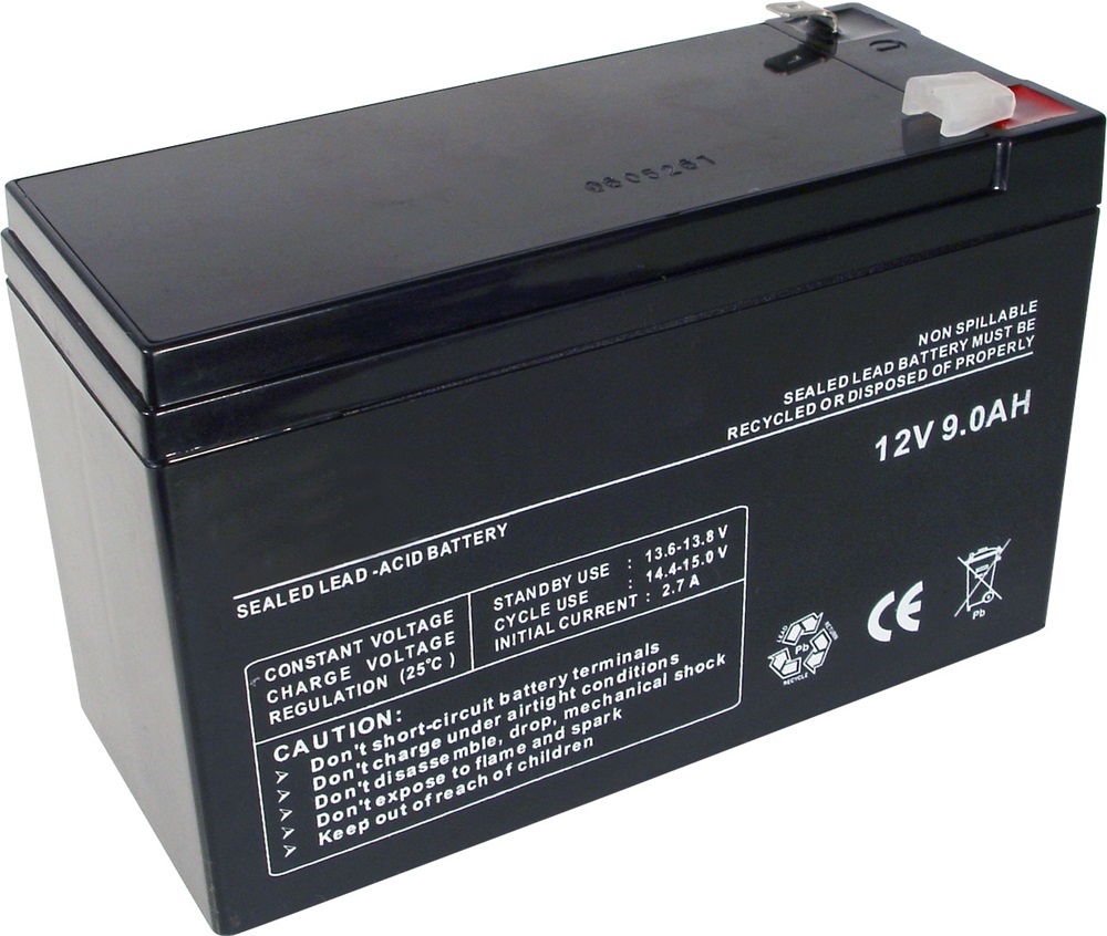 Akku UPS Power 12V 9Ah T2 zselés akkumulátor
