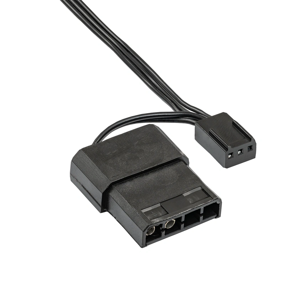 Akyga 120mm Molex 4 LED zöld ház hűtőventilátor