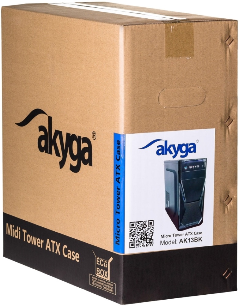Akyga AK13BK táp nélküli ATX ház