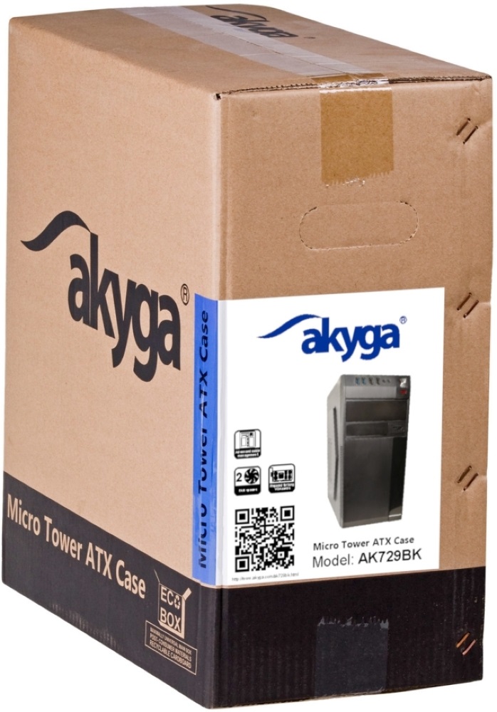 Akyga AK729BK táp nélküli mATX ház