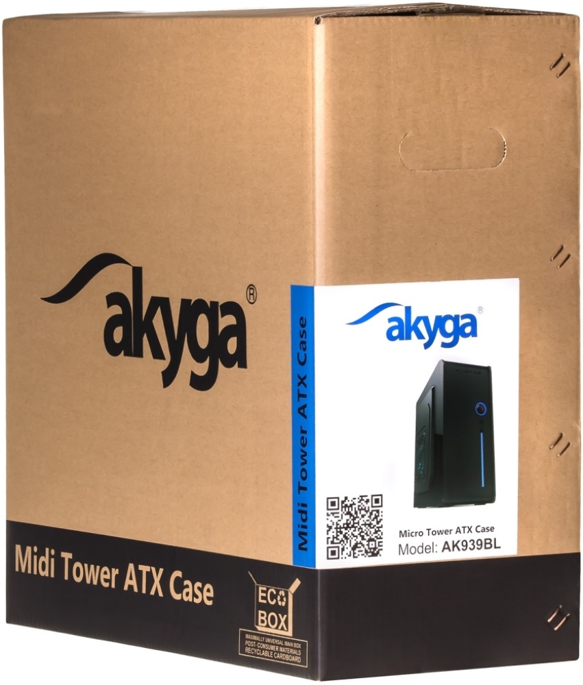 Akyga AK939BL táp nélküli ATX ház