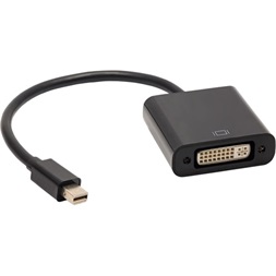 Akyga AK-AD-37 Mini DisplayPort -> DVI-I M/F adapter 0.15m fekete