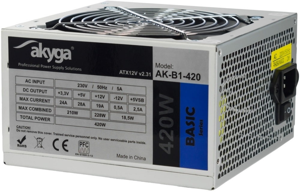Akyga 420W ATX tápegység