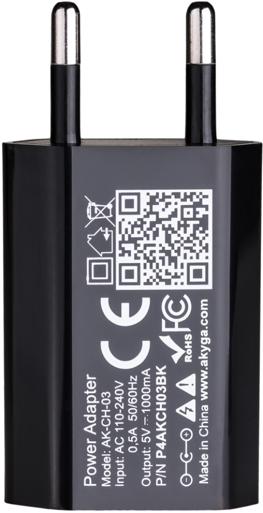 Akyga 5V/1A/5W hálózati USB töltő