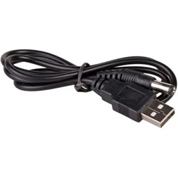 Akyga AK-DC-01 USB 2.0 A -> DC 5.5 x 2.1mm M/M tápkábel 0.8m fekete