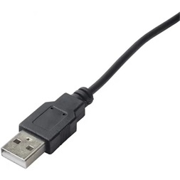 Akyga AK-DC-01 USB 2.0 A -> DC 5.5 x 2.1mm M/M tápkábel 0.8m fekete