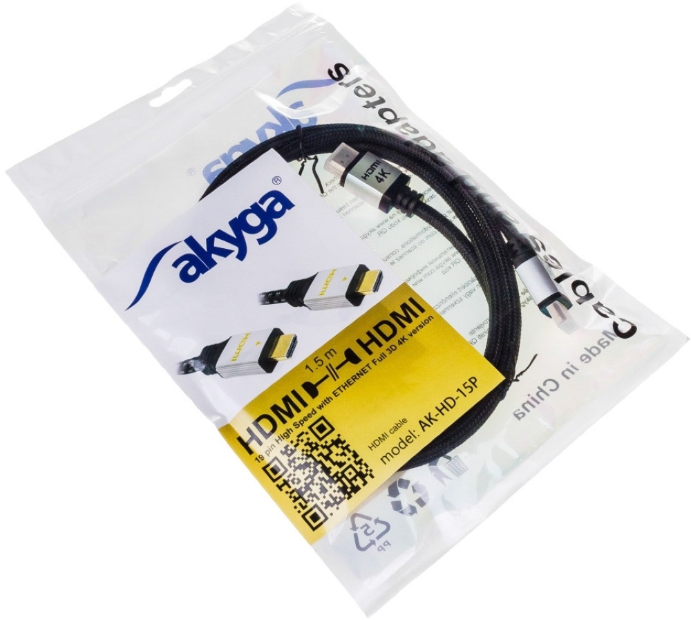 Akyga AK-HD-15P PRO 1,5m HDMI 2.0 kábel